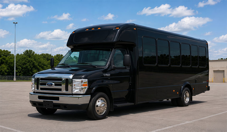 20-passenger minibus for charter in Miami, FL