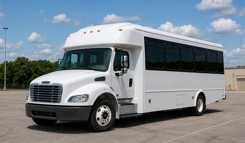 25-passenger minibus for charter in Miami, FL